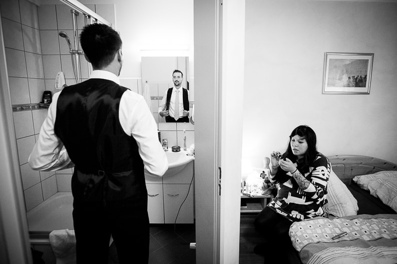 Hochzeitsvorbereitungen