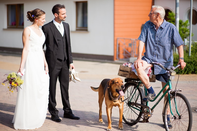 spontane Hochzeitsfotos